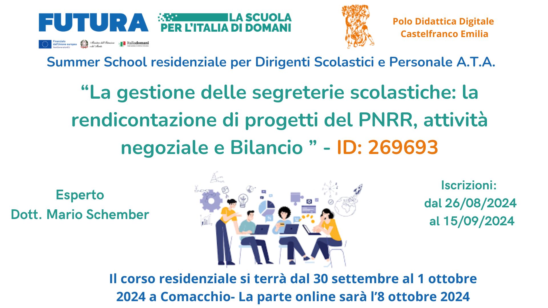 Istituto di Istruzione Superiore Lazzaro Spallanzani | Corso DIGMAP: La gestione delle segreterie scolastiche