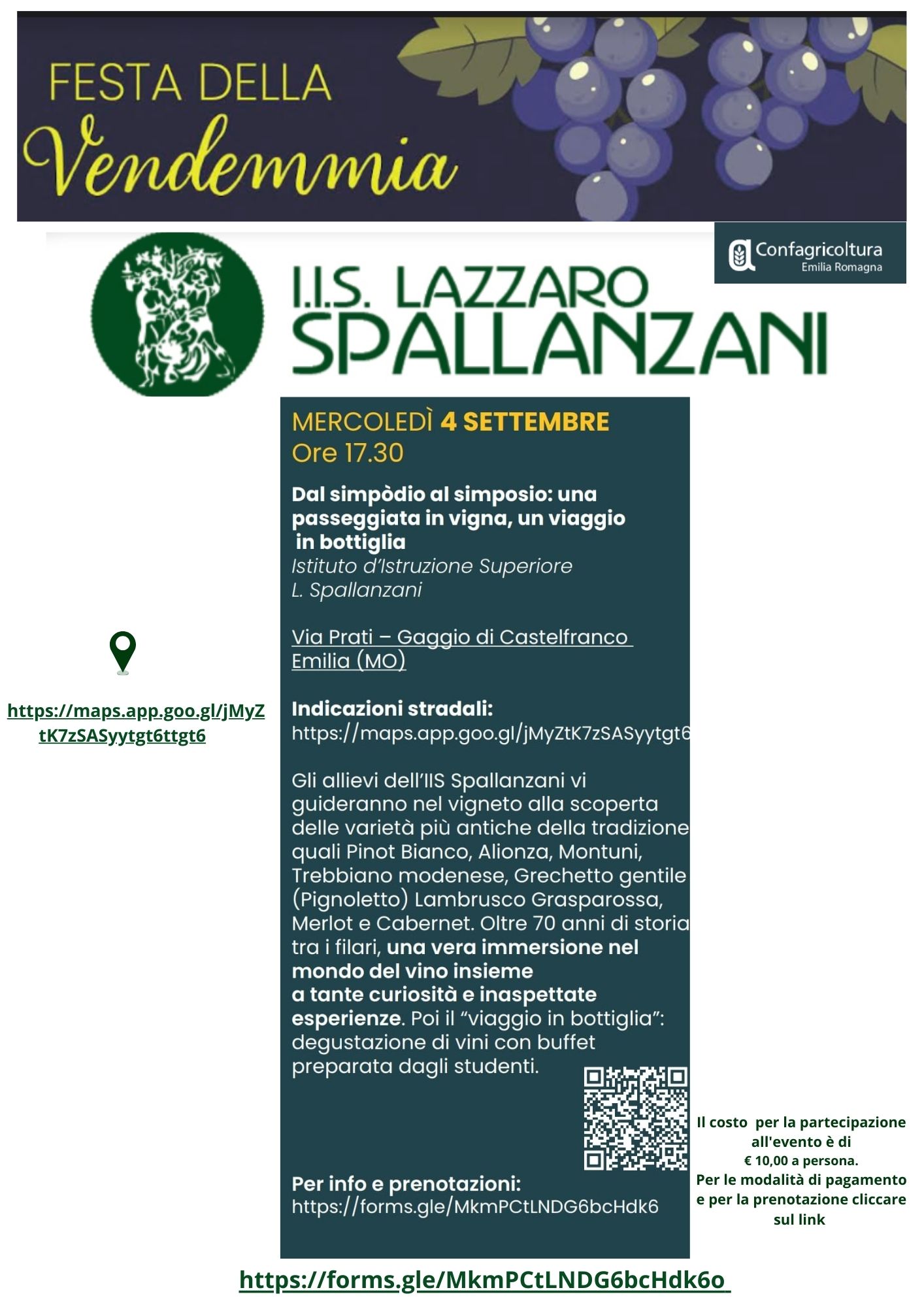 Istituto di Istruzione Superiore Lazzaro Spallanzani | FESTA  DELLA VENDEMMIA