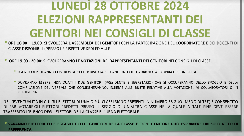 Istituto di Istruzione Superiore Lazzaro Spallanzani | Elezioni Organi Collegiali