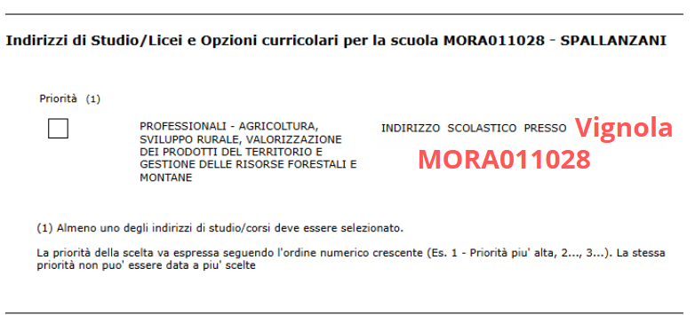 Istituto di Istruzione Superiore Lazzaro Spallanzani | Iscrizioni a.s. 2025/2026 ISTRUZIONI di compilazione della domanda