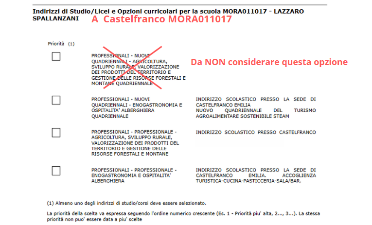 Istituto di Istruzione Superiore Lazzaro Spallanzani | Iscrizioni a.s. 2025/2026 ISTRUZIONI di compilazione della domanda